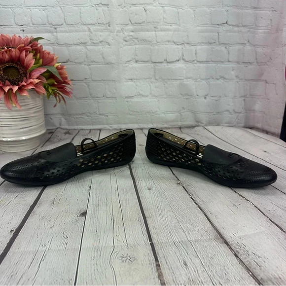 naturalizer ballet flat black size 8 UNCOVER with cutout design office business - Picture 3 of 9